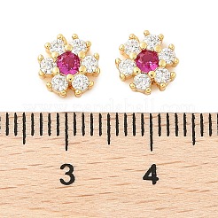 Perline zirconi micro pave  in ottone&nbsp;KK-U056-16G-02