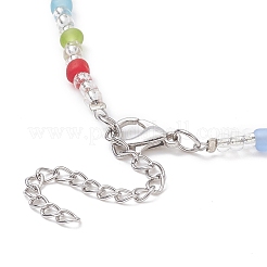Glasperlenkette für Frauen&nbsp;NJEW-JN04276