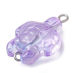 Transparente Glasschildkröten-Verbindungsanhänger&nbsp;PALLOY-JF02828