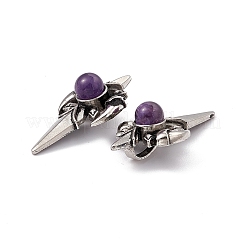 Natürlichen Amethyst Edelsteinanhänger&nbsp;KK-A173-16AS-01