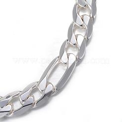 Pulseras de cadena fígaro de acero inoxidable 304&nbsp;BJEW-P064-14S