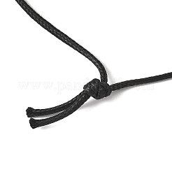 Collares con colgante ovalado acrílico y triángulo de latón&nbsp;NJEW-JN05677
