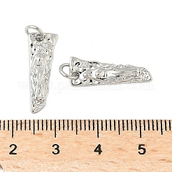 Pendenti in zirconi cubici trasparenti in micro pavè di ottone&nbsp;KK-B139-24A-P