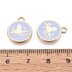 Pendentifs d'émail en alliage&nbsp;ENAM-Q002-05G-02