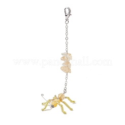 Pendentifs décoratifs en perles de verre fourmi&nbsp;HJEW-MZ00146-01