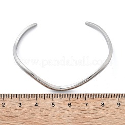 304 Edelstahl-Armreife für Damen&nbsp;BJEW-B108-11P