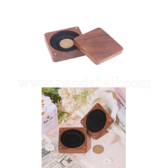 Magnetboxen zur Medaillenaufbewahrung aus Holz&nbsp;CON-WH0088-93A-01