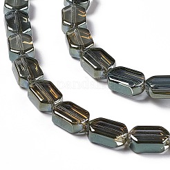Chapelets de perles en verre électroplaqué&nbsp;EGLA-L042-PL03