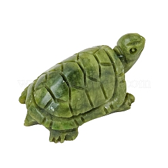 Natürliche Xiuyan-Jade-Schildkrötenskulptur als Ausstellungsdekoration&nbsp;PW-WG76A79-01