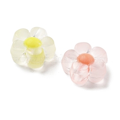 Abalorios de acrílico transparente helado&nbsp;OACR-A032-12A