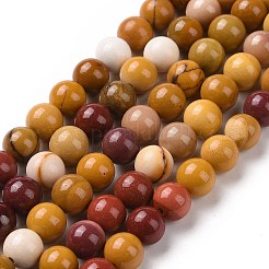 Natur mookaite runde Perle Stränge&nbsp;G-P072-34-6mm