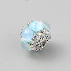 Perles en strass pavé d'argile polymère&nbsp;FIND-TAC0020-23F