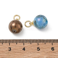 Galvanisierte Anhänger aus natürlichem Druse-Geodenkristall&nbsp;PALLOY-JF05671-02