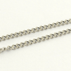 Collane a catena in acciaio inossidabile 304 anti-ossidazione&nbsp;NJEW-R223-04