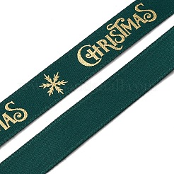 Flaches Polyester-Satinband mit Weihnachtsmotiv&nbsp;OCOR-YWC0001-01B-03