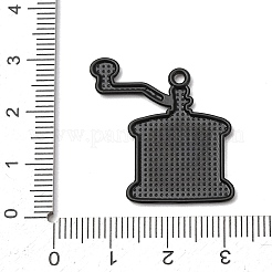Anhänger aus Kaffeelegierung und Emaille&nbsp;ENAM-I089-01B-07