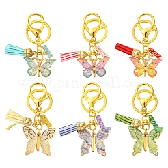 Porte-clés en acrylique et alliage émaillé&nbsp;KEYC-FS00026-04