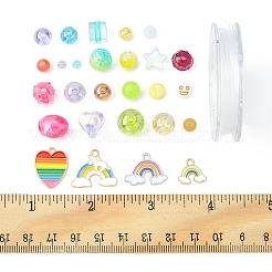 DIY Regenbogenfarbenes Pride-Armband-Herstellungsset&nbsp;OACR-FS0004-20
