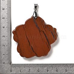Natürliche rote Jaspis Anhänger&nbsp;G-B040-01P-17