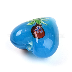 Handgemachte holprige Millefiori-Glasperlen&nbsp;LAMP-N024-42