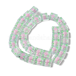 Chapelets de perles en verre transparente  &nbsp;LAMP-K037-11G