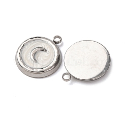Colgantes de esmalte de acero inoxidable 304&nbsp;STAS-P406-20P