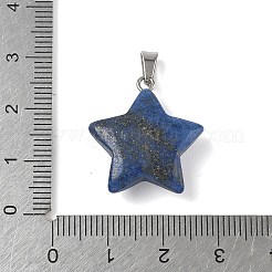 Gefärbt natürliche Lapislazuli Anhänger&nbsp;G-P599-06P-01