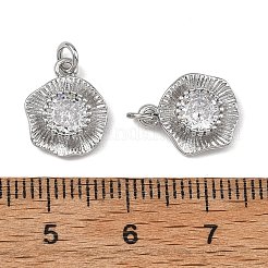 Shegrace Messing-Anhänger mit klarem Zirkonia-Pavé&nbsp;XGRQ4D681-659P