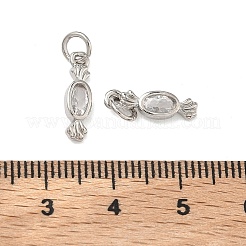 Pendentifs en laiton zircon cubique transparent&nbsp;KK-B170-25P