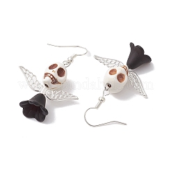 Boucles d'oreilles pendantes en acier inoxydable 304&nbsp;EJEW-JE06034