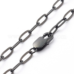 Colliers à chaîne en acier inoxydable 304&nbsp;NJEW-JN03628-01