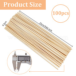 Runde Bambusstäbe&nbsp;LS-WOOD-WH0030-83C