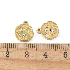 Pendentifs en strass en acier inoxydable 304&nbsp;STAS-Z122-42G