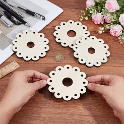 8 portapenne in MDF con 2 stili di fiori&nbsp;ODIS-BC0001-32