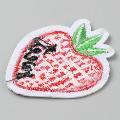 Computergesteuerte Stickerei Stoff zum Aufbügeln / Aufnähen von Patches&nbsp;DIY-WH0888-494A
