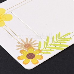 Schede espositive per fermagli per capelli in carta rettangolari&nbsp;DIY-B061-02F