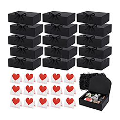 15 Stück rechteckige Geschenk-Aufbewahrungsboxen aus Papier&nbsp;AJEW-PH0007-32