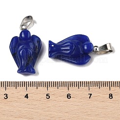 Gefärbt natürliche weiße Jade Anhänger&nbsp;G-B127-10P-04