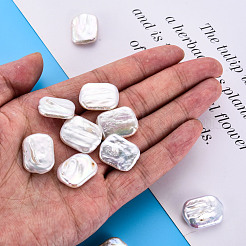 Perles de perles keshi naturelles&nbsp;PEAR-N020-K02