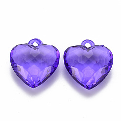 Pendentifs en acrylique transparent &nbsp;TACR-T024-03B-936
