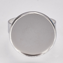 Anlaufgeschützte Padringfassungen aus Edelstahl 304&nbsp;STAS-G173-19P-16mm