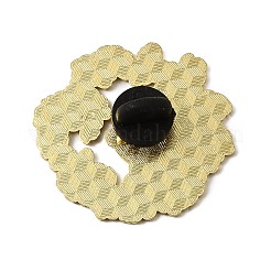 Épingles en émail panda et couronne de fleurs de cerisier&nbsp;FIND-E050-01E-G