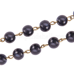 Fatti a mano perline perle di vetro catene&nbsp;AJEW-PH00489-05