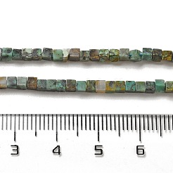 Natürliche afrikanische türkis (jasper) perlen stränge&nbsp;G-B064-A13