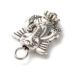 Encantos de cuentas de aleación de estilo tibetano de elefante&nbsp;PALLOY-JF00948