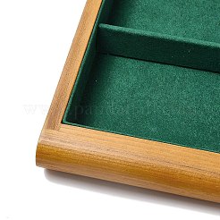 Legno a 12 fessura con vassoi per gioielli in velluto&nbsp;VBOX-C003-08A