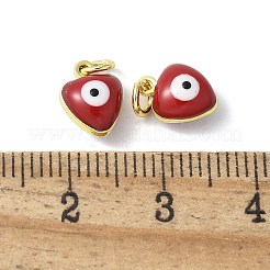 Messing Emaille Anhänger / charms&nbsp;KK-S518-03A-G