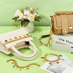 4 poignée de sac à chaîne en fer de style 2 pièces&nbsp;HJEW-DR00208
