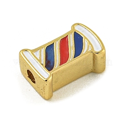 Rack de abalorios de esmalte de latón chapado&nbsp;KK-U029-22G-04