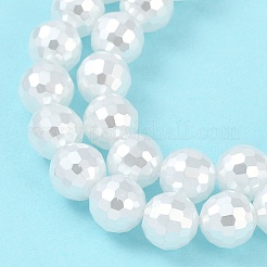 Fili di perle di vetro elettroplaccate&nbsp;LS-BSHE-C007-A01-02-1